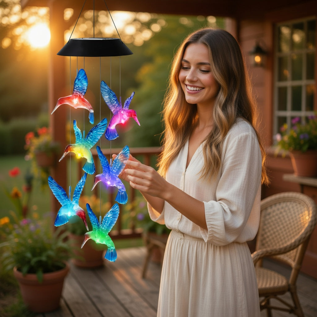 Iridescent wings catch light